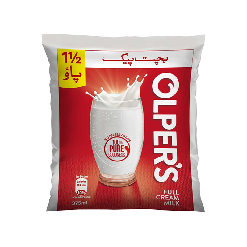 Olper's Full Cream Milk Pouch 375ml