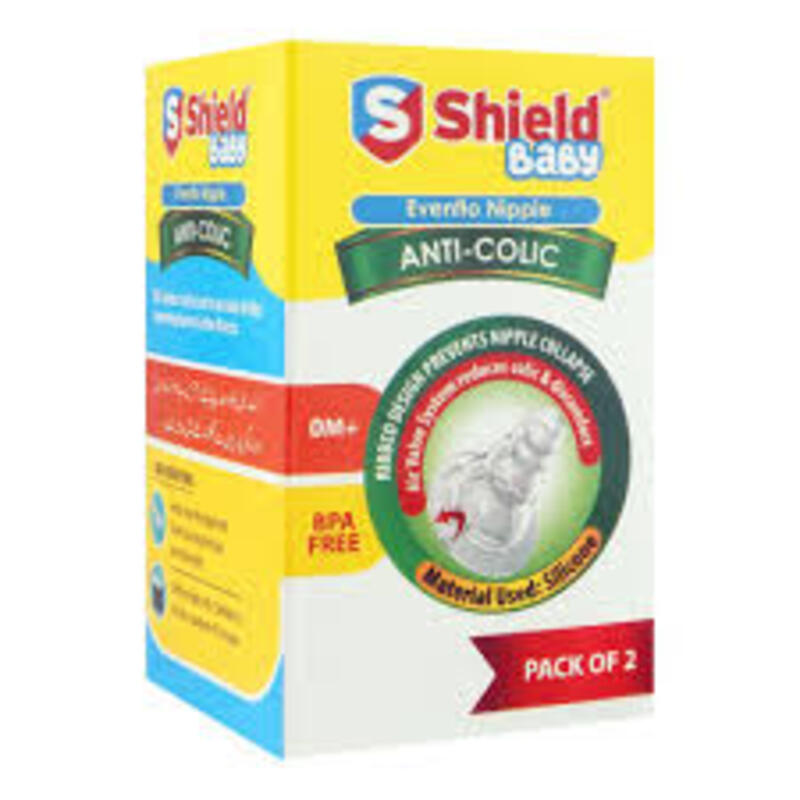Shield Nipple Evenflo Anti-colic 2's