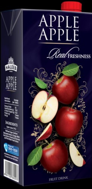 Haleeb Fruit Drink Apple Apple 1Ltr