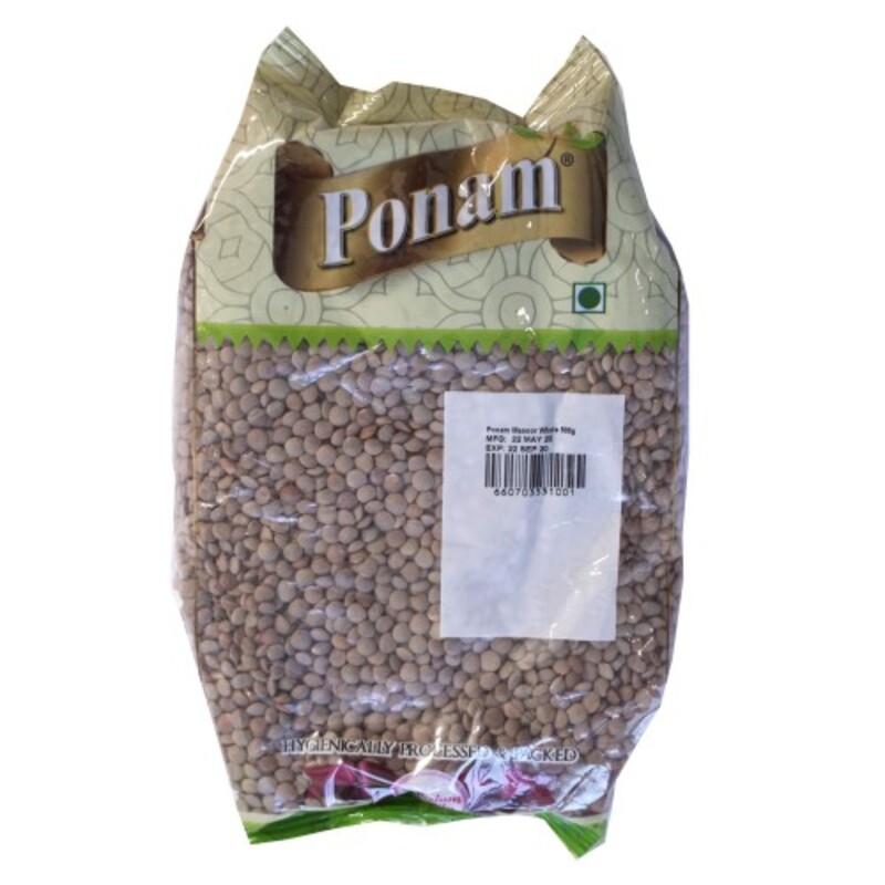 Ponam Masoor Whole 500g