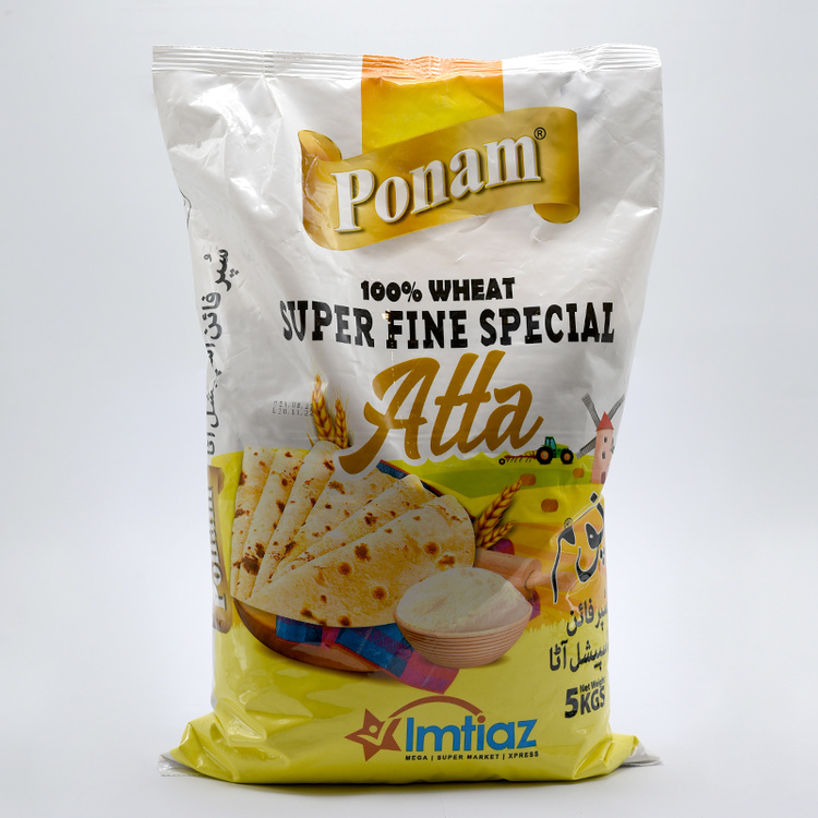 Ponam Super Fine Special Atta 5kg