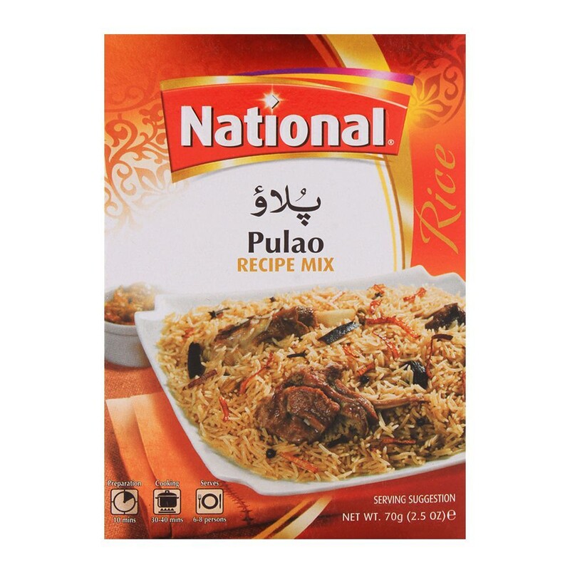 National Receipes Pulao Masala Mix 70G