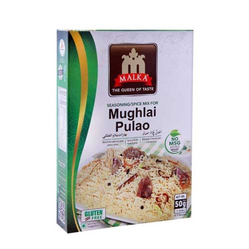 Malka Recipe Mughlai Pulao Masala 100G