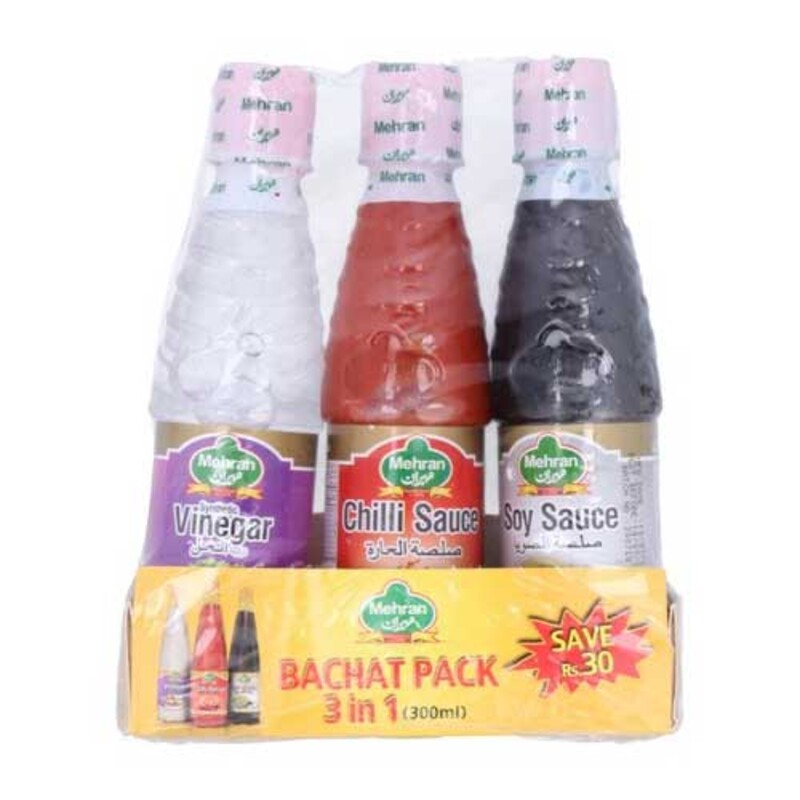 Mehran Chinese Sauces Trio Pack 3X300Ml