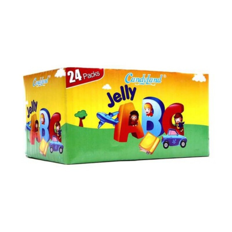 CANDYLAND ABC JELLY 24 PCS BOX 168GM