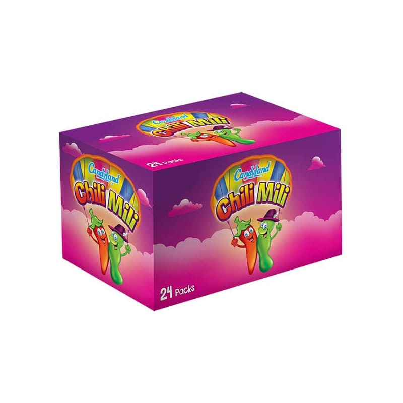 CANDYLAND CHILI MILI 24 PCS BOX 168GM
