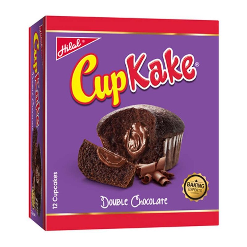 Hilal Cup Kake Double Chocolate 12's Box