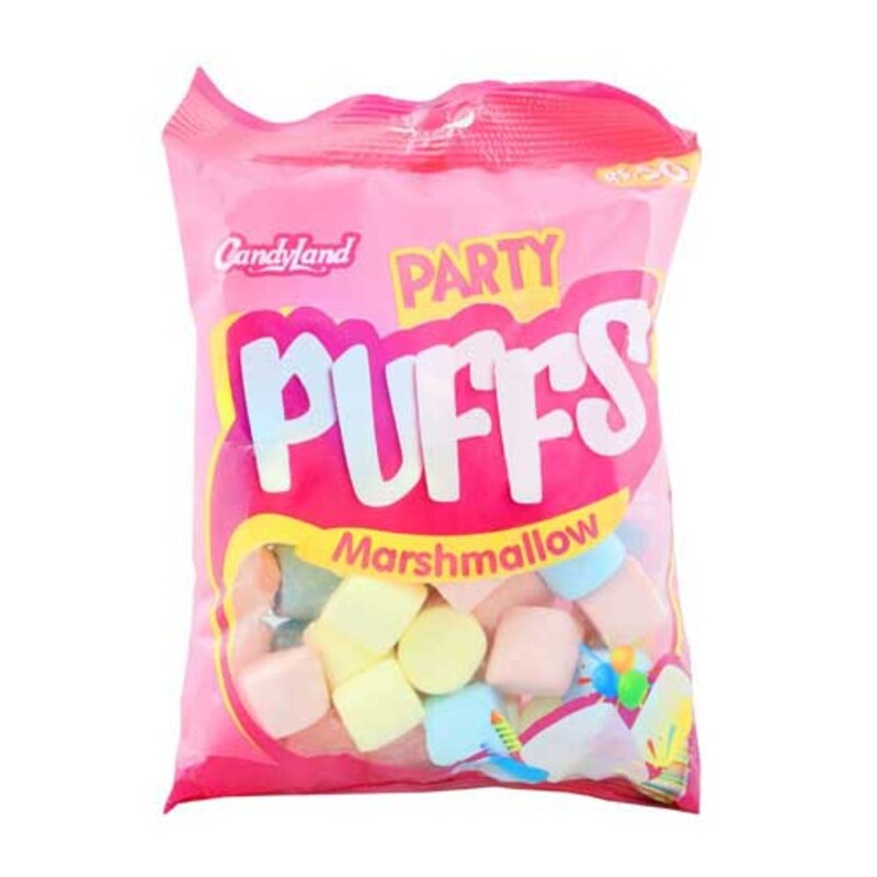 Candyland Marshmallow Junior Puff Rainbow 18'S 360G Rs.10/-