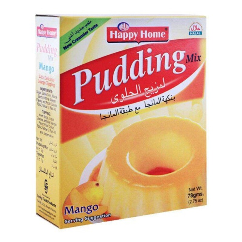 Happy Home Pudding Mango 78g