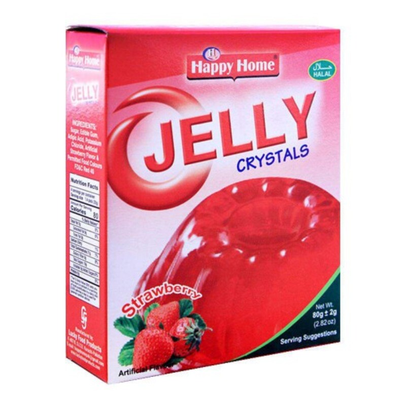 Happy Home Jelly Powder Strawberry 80g