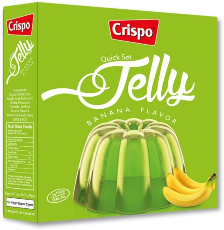 Crispo Jelly Powder Banana 82G