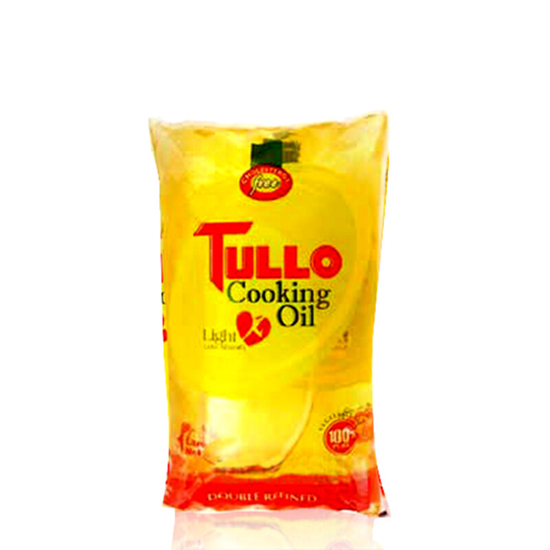 Tullo Cooking Oil Light  Poly Bag 1Ltr