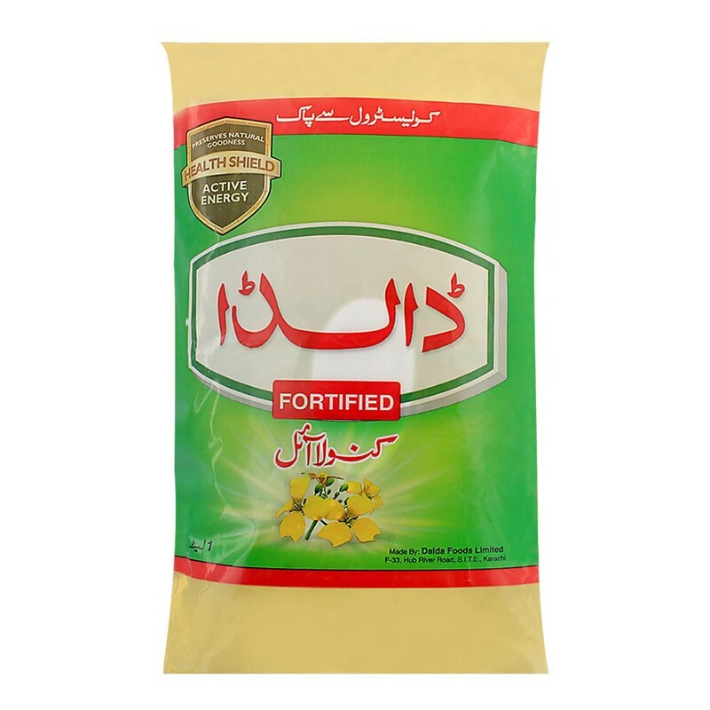 Dalda Canola Oil Poly Bag 1 Ltr