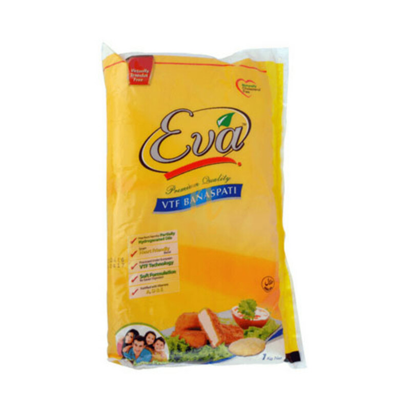 Eva Vegetable Ghee Poly Bag 1000g