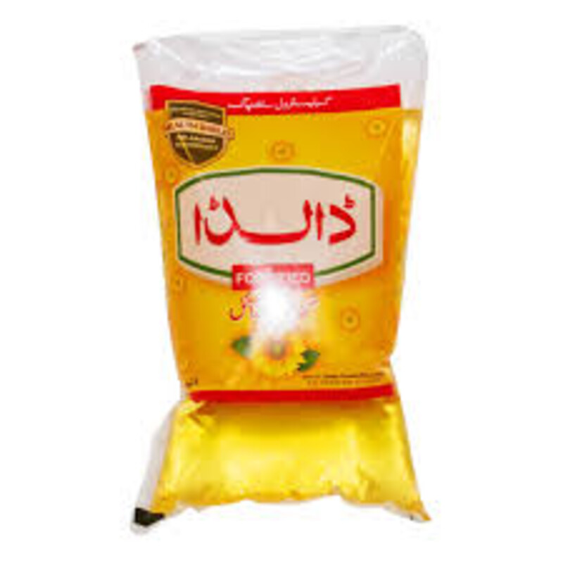 Dalda Sunflower Oil Poly Bag 1Ltr