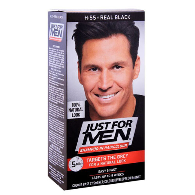 Just For Men Shampoo-In Haircolor Real Black
