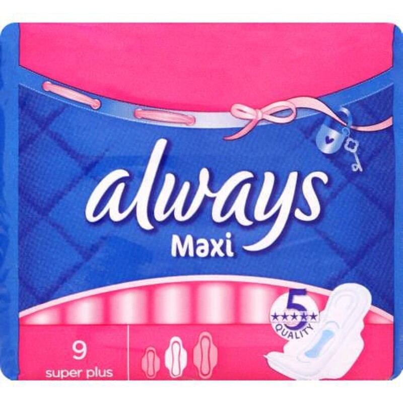 Always Pads Maxi Super Plus 9's