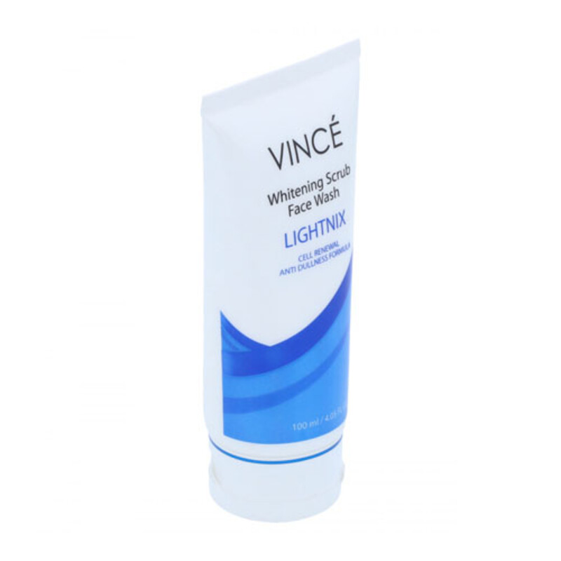 Vince Face Wash Whitening Scrub 120ml