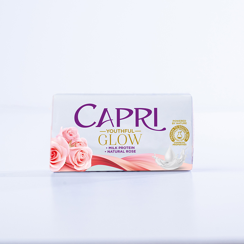 Capri Soap Rose Petal & Strawberry 120g Pink