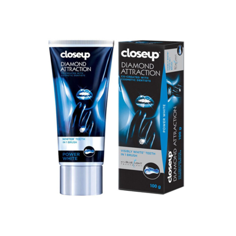 Closeup Tooth Gel Diamond Attraction Power White 100G
