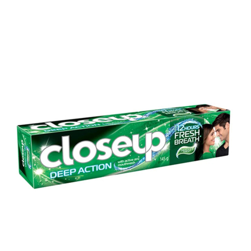 Closeup Tooth Gel Deep Action Menthol Fresh 160G