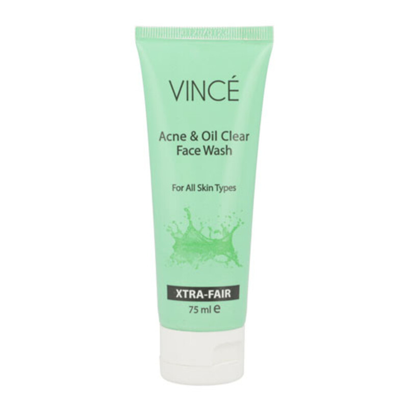 Vince Face Wash Acne & Oil Clear Xtra Fair 75Ml