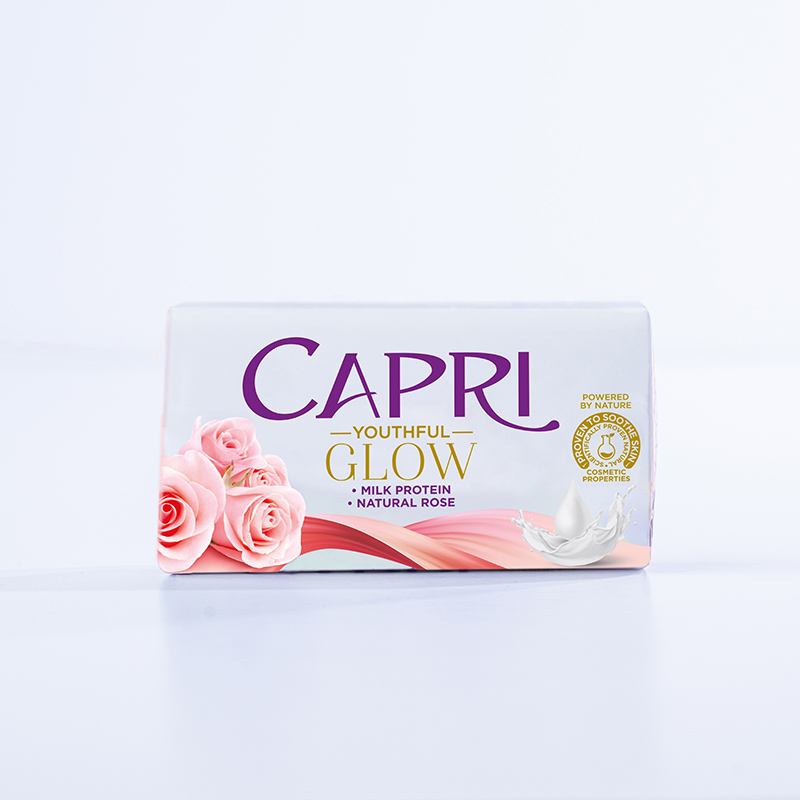 Capri Soap Rose Petal & Strawberry 150g Pink