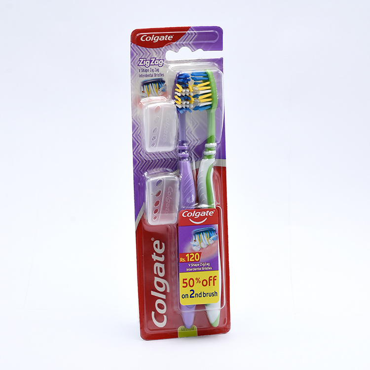 Colgate Tooth Brush ZigZag Medium Twin Pack