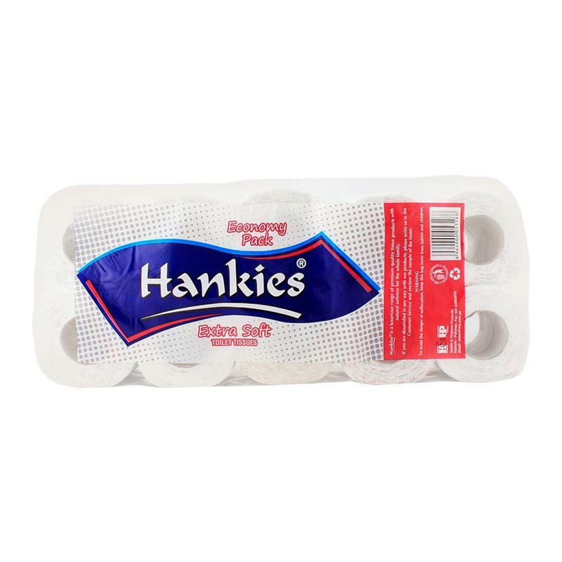 Hankies Toilet Roll 10's