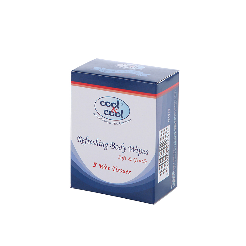 Cool & Cool Body Wipes Refreshing 5's