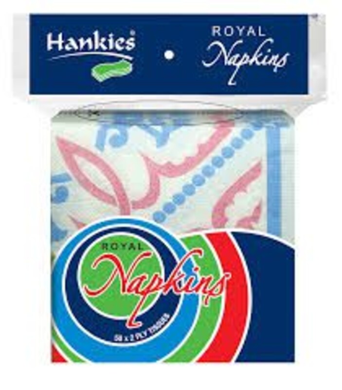 Hankies Royal Napkins 50X2Ply