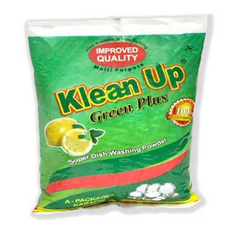 Klean Up Dishwash Powder Lemon 600g Green