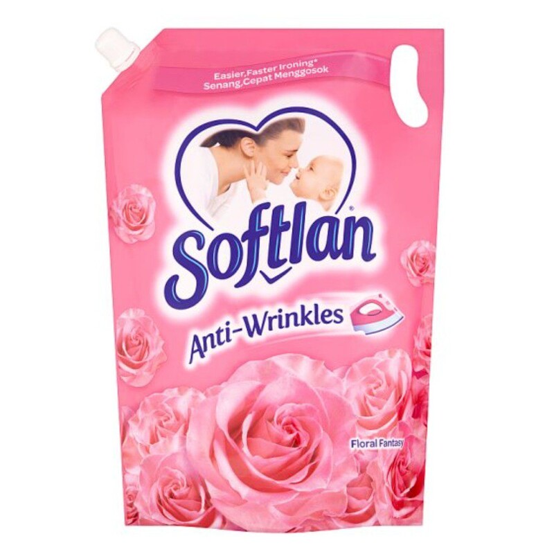 Softlan Fabric Softener Pouch 425ml Pink