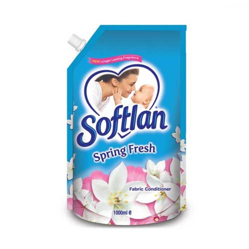 Softlan Fabric Softener Pouch 1000ml Blue